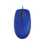 logitech M110 Optik USB Kablolu Mouse - Mavi