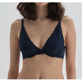 Dagi Lacivert Dantelli Toparlayıcı Sütyen 22SW23128PU