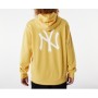 Newera Unisex New York Yankees League Essential Pastel Sarı Hoodie Sweatshirt