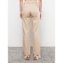 LCW Jeans Yüksek Bel Straight Fit Düz Cep Detaylı Kadın Jean Pantolon W27299Z8 - CR8 - Bej