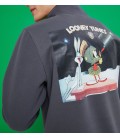 Koton Looney Tunes Oversize Sweatshirt Şardonlu Lisanslı Baskılı 3WAM70445MK