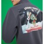 Koton Looney Tunes Oversize Sweatshirt Şardonlu Lisanslı Baskılı 3WAM70445MK