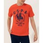 U.S. Polo Assn. Kadın Erkek Kırmızı Bisiklet Yaka T-Shirt G081GL011.000.1358311.VR213