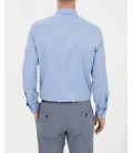Pierre Cardin Erkek Mavi Slim Fit Basic Gömlek Uzunkol G021SZ004.000.1513827.VR036