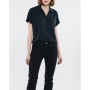 Mavi Lux Touch Siyah Modal Gömlek Loose Fit / Bol Rahat Kesim 168081-900