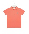 U.S. Polo Assn. Kız Çocuk Nar Çiçeği Basic T-Shirt G084SZ011.000.1191190.VR039