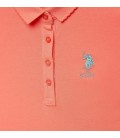 U.S. Polo Assn. Kız Çocuk Nar Çiçeği Basic T-Shirt G084SZ011.000.1191190.VR039