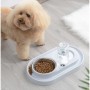 Mikopet Kedi Köpek Mama Su Kabı -Beyaz