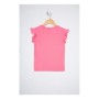 U.S. Polo Assn. Kız Çocuk Pembe T-Shirt G084SZ011.000.981358.VR041