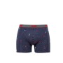 Mavi Erkek Grafik Baskılı Lacivert Boxer 091711-28417