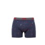 Mavi Erkek Grafik Baskılı Lacivert Boxer 091711-28417