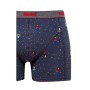 Mavi Erkek Grafik Baskılı Lacivert Boxer 091711-28417