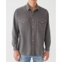 Mavi X Istanbul Logo Baskılı Gri Gömlek Oversize 0210140-70140