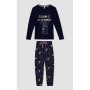 Defacto Fall In Love Regular Fit Bisiklet Yaka Baskılı Pijama Takım Y2832AZ22AU
