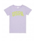 U.S. Polo Assn. Pembe Kız Çocuk T-Shirt G084SZ011.000.1370385