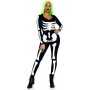 Leg Avenue Baskılı Glow In The Dark Skeleton Catsuit 85346