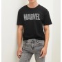 LC WAIKIKI Bisiklet Yaka Kısa Kollu Marvel Baskılı Penye Erkek Siyah T-Shirt S1GY75Z8 - CVL