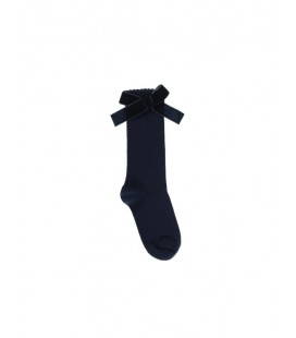 Panço Kız Çocuk Kurdelalı Diz Altı Soket Çorap 2212GK11025