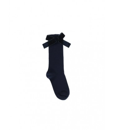 Panço Kız Çocuk Kurdelalı Diz Altı Soket Çorap 2212GK11025
