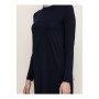 Everyday Basic 100 Cm Ara Boy Viskon Kumaşlı Basic Tunik - Lacivert