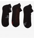 Skechers M 3 Pack Low Cut Half Terry Socks Erkek Siyah Çorap S212329-001