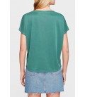 Mavi Kadın V Yaka Yeşil T-Shirt 167842-28796