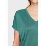 Mavi Kadın V Yaka Yeşil T-Shirt 167842-28796