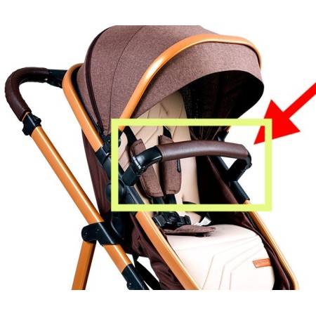Baby Home Bh-955 Bebek Arabası Tutamak Kahverengi