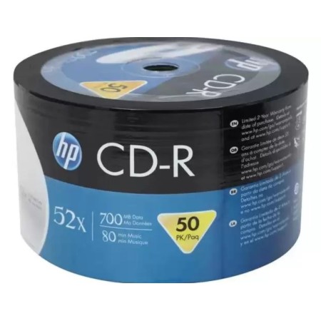 Hp Cd-r 700mb-80mın 52x 50 Li Shrink
