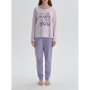 Dagi Mor Uzun Kol Pamuklu Pijama Takımı 22SW17128BD_MOR