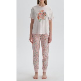 Dagi Beyaz Kadın Pijama Takım 22SW17102BD
