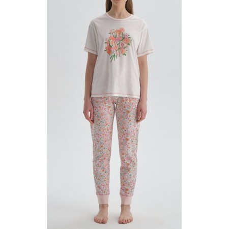 Dagi Beyaz Kadın Pijama Takım 22SW17102BD