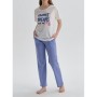 Dagi Beyaz Kadın Pijama Takım 22SW17150BD