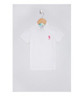 U.S. Polo Assn. Kız Çocuk Beyaz T-shirt 504742113