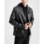 Defacto Erkek Suni Deri Slim Fit Mevsimlik İnce Mont R0814AZBK27