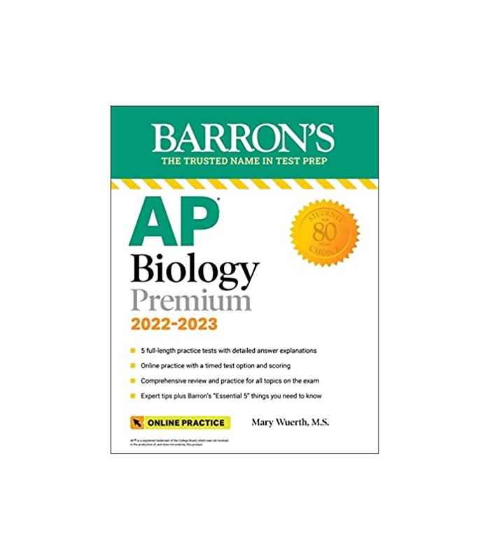 AP Biology Premium, 20222023, Kapsamlı İnceleme Gümrük Deposu
