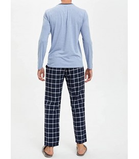 Defacto Erkek Slim Fit Alt Üst Pijama Takımı S4586AZ21SP