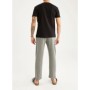 Defacto  Erkek Siyah Regular Fit Renk Bloklu Pijama Takımı V5722AZ21AU