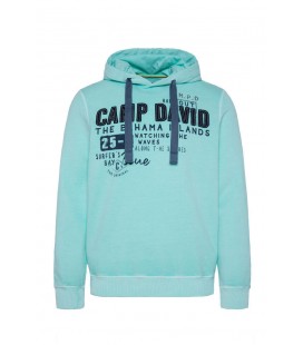 Camp David Hoodie Beach Life Cool Mint Erkek Sweatshirt CB2305-3658