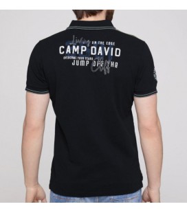Camp David Erkek Lacivert Polo Yaka Tişört CB2302-3524-41