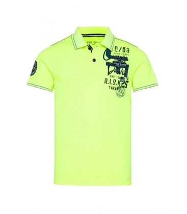 Camp David Erkek Sarı Polo Yaka Tişört CB2302-3524-43