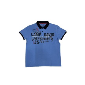 Camp David Erkek Mavi Polo Yaka Tişört CU2300-3611-44
