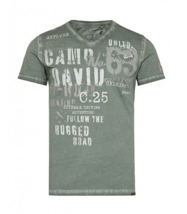 Camp David Erkek Tişört Haki CG2301-3295-32