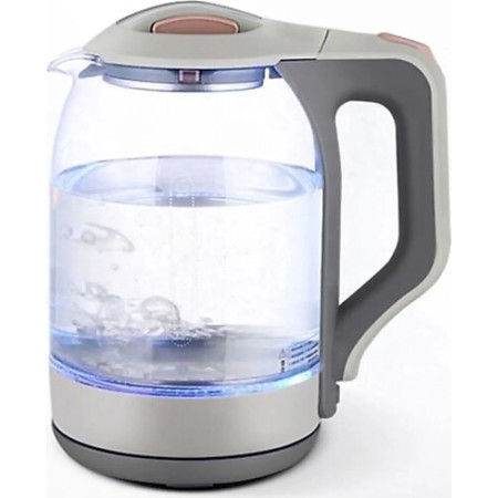 Kiwi KK-3323 1.8 lt Gizli Rezistans Cam Kettle