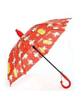 Albeni Kendinden Plastik Kılıflı Kırmızı Şemsiye AK-1830