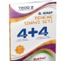 8. Sınıf TEOG 2 4+4 Deneme Sınavı Blok Test Yayınları