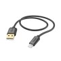 7 Hama Black Iphone USB cable 1.5 m
