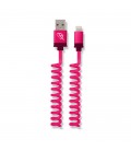 A metal spiral Charging Cable Data iPhone petrix tip PFK800S