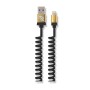 A metal spiral Charging Cable Data iPhone petrix tip PFK800S