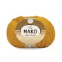 Nako Pure Wool 3,5 Saf Yün El Örgü İpliği 100 gr 10429 Hardal